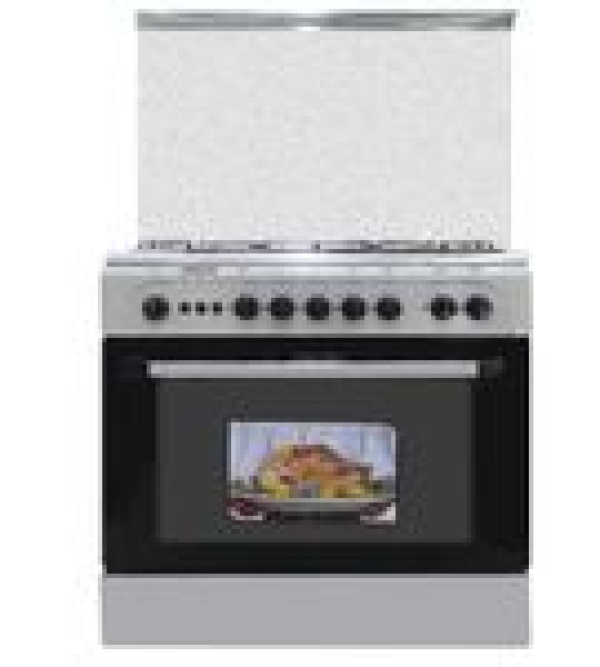 CUISINIERE SMART 5 FEUX SILVER 80X60 EGYPT