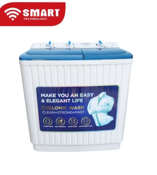 MACHINE A LAVER DOUBLE BAC STMLS-7H- 7Kg - BLEU-BLANC - STMLS-7H - Gros électroménager