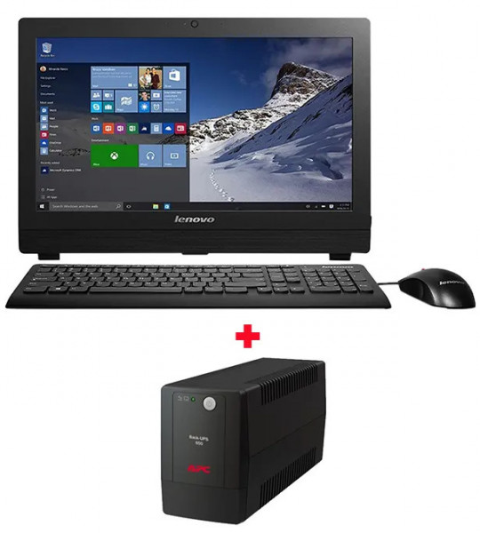 LENOVO PC ORDINATEUR BUREAU TOUT EN UN (AIO)- S200z – 19.5″ – INTEL DUAL CORE – Ram 4 GO – DISQUE DUR 1 TO– AVEC UN ONDULEUR OFFERT - LENOVO PC Ordinateur Bureau Tout En Un (AIO) - Ordinateurs