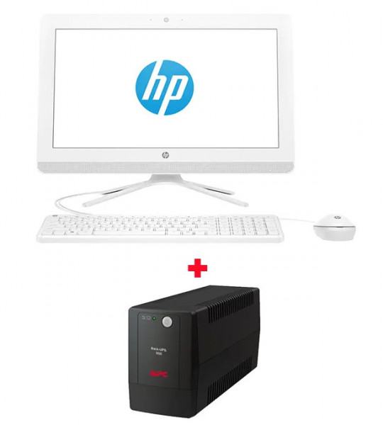 HP ALL-IN-ONE 20-c409NK BUNDLE PC – AMD A4-9125 (2 CORE) – 4Go RAM – 500Go HDD – LCD 19,5 FHD – CARTE GRAPHIQUE AMD RADEON™ R3 – FREEDOS – AVEC UN ONDULEUR OFFERT - HP All-in-One 20-c409nk Bundle PC - Ordinateurs
