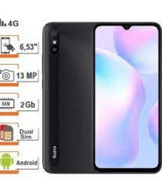 SMARTPHONE XIAOMI REDMI 9A - 6,53 POUCES - 32Go/2Go RAM - 13MP/5MP - 5000mAh - 4G - DUAL SIM - REF: Redmi 9A - 6,5‘’ - 32MP - 2Go/32Go - Téléphone Portables