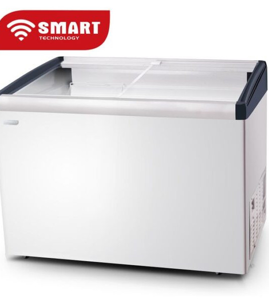 SMART TECHNOLOGY CONGELATEUR HORIZONTAL VITRE - STCCV-517 - 336 L - BLANC - STCCV-517 - Gros électroménager