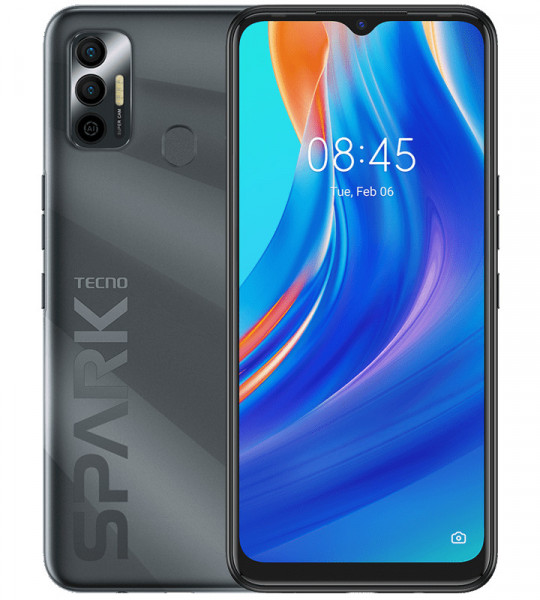 TECNO SPARK 7 - 6,5 POUCES - 2 SIM - 4GO RAM + 64GO ROM - 8MP/16MP - 5000 mAh - REF: Tecno SPARK 7 - 6,5‘’ - 16MP - 4Go/64Go - Téléphone Portables