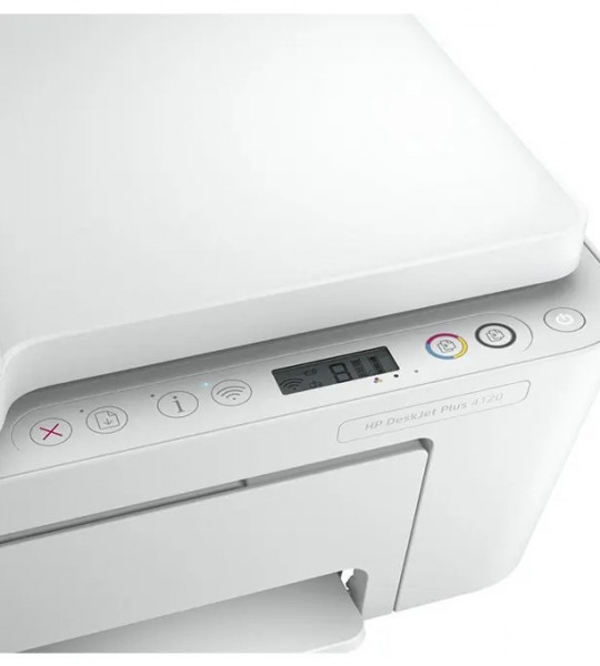 HP DESKJET PLUS 4120 (3XV14B) IMPRIMANTE JET D'ENCRE ALL IN ONE COULEUR – IMPRESSION, COPIE, NUMERISATION WI-FI, TELECOPIE, RECTO/ VERSO AUTO – 8,5 PPM (NOIR) ET 5,5 PPM (COULEUR) - HP DeskJet Plus 4120 (3XV14B) - Imprimantes & Scanners