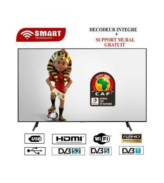 SMART TECHNOLOGY NOUVEAU SMART TV LED - 32 POUCES - NOIR - REF: TV LED - 32 Categorie: TV . Sous-Catégorie: TV SMART - Télévisions